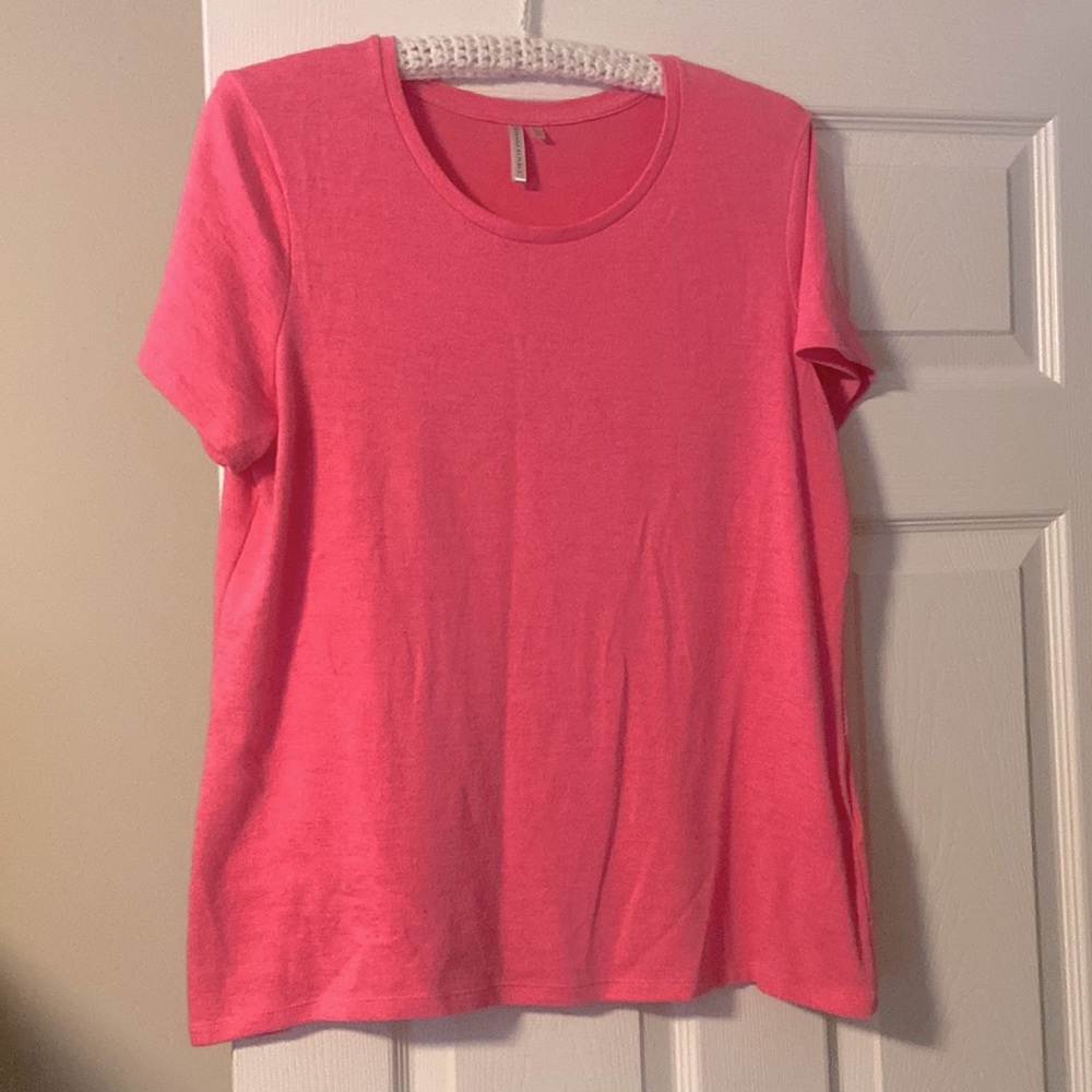 Hot pink Banana Republic short sleeve sweater